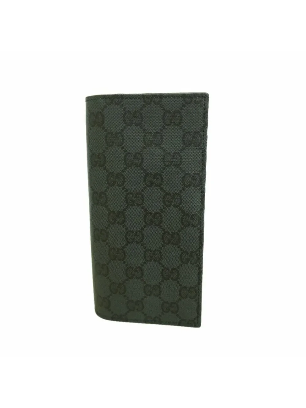 Gucci Wallet GG Supreme Black Silver